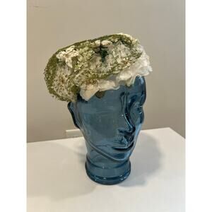 Vintage Pill Box Hat Garden Party Spring JL